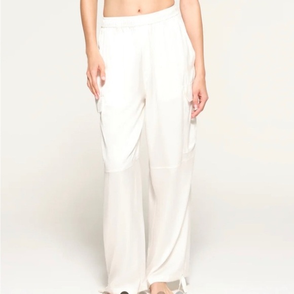SKIMS SILK CARGO PANTS